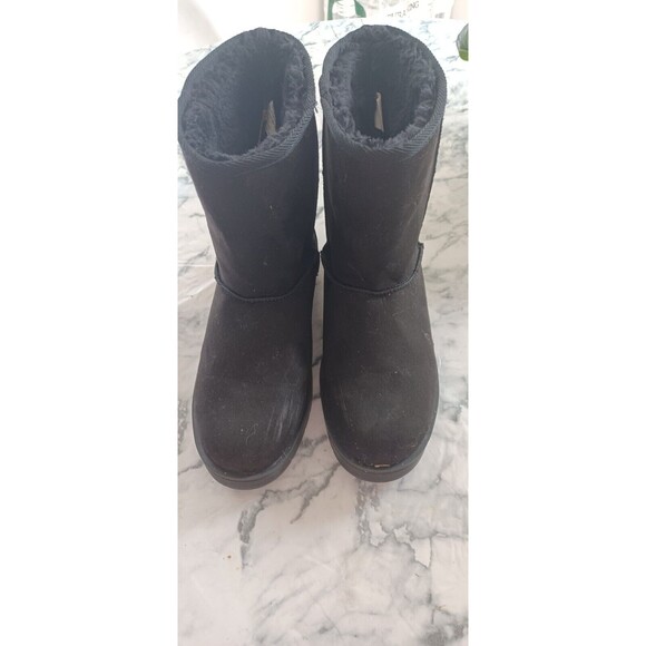 Makalu Kali Boots 7M Black Faux Fur Lining Chic‎ Warm - Picture 1 of 6